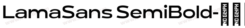 LamaSans SemiBold字体转换